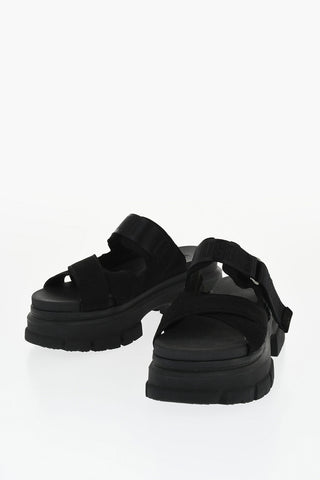 Sandali ASHTON In Suede Con Banda Logata 4,5cm