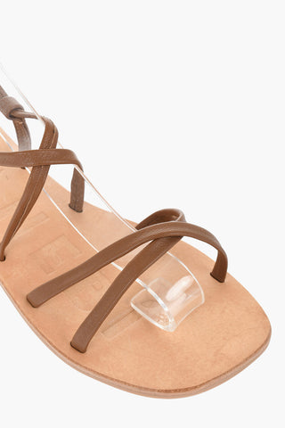 Sandali Lace Up CANYON in Pelle