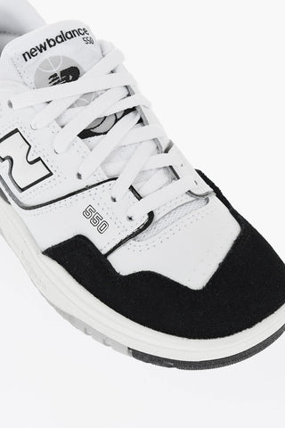 Two-Tone Leather 550 Low Top Sneakers