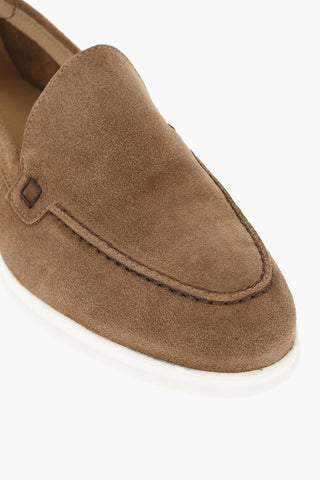 Mocassini COCO' In Suede con Suola a Contrasto