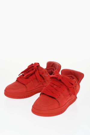 Sneakers Basse in Pelle con Design Chunky
