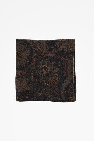 CC COLLECTION Patterned Silk Pocket Square