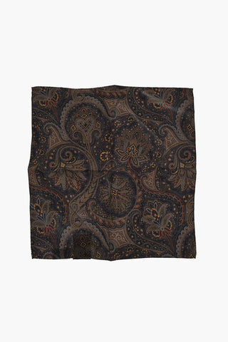 CC COLLECTION Patterned Silk Pocket Square