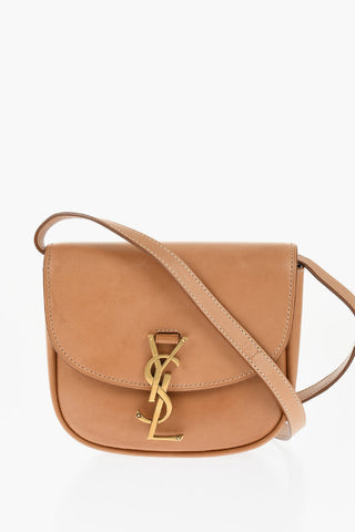 Borsa Saddle in Pelle con Applicazione Logo