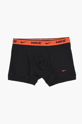 3-Pack Stretch Cotton Boxers with Logo Elastic Waistband