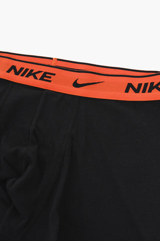 3-Pack Stretch Cotton Boxers with Logo Elastic Waistband