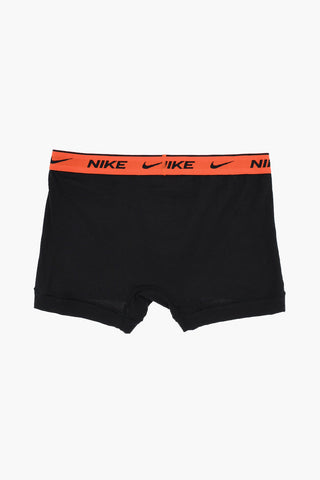 3-Pack Stretch Cotton Boxers with Logo Elastic Waistband