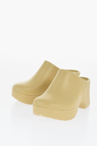 Clogs in Gomma a Tinta Unita Tacco 8cm