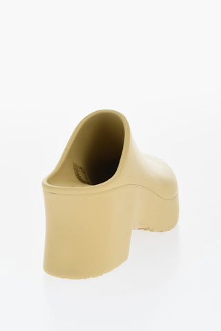 Clogs in Gomma a Tinta Unita Tacco 8cm