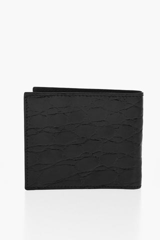 Crocodile Leather Bifold Wallet