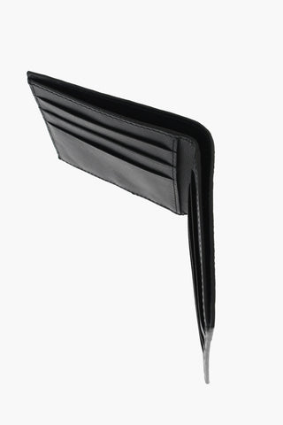 Portafoglio Bifold in Pelle di Coccodrillo
