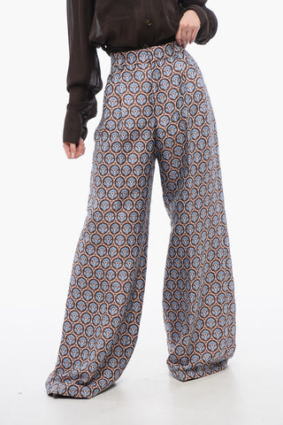 Pantaloni in Jaquard con Pince