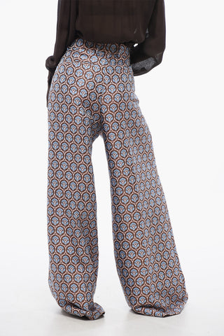 Pantaloni in Jaquard con Pince