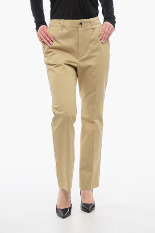 Straight Pants with Pleats