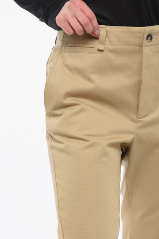 Straight Pants with Pleats
