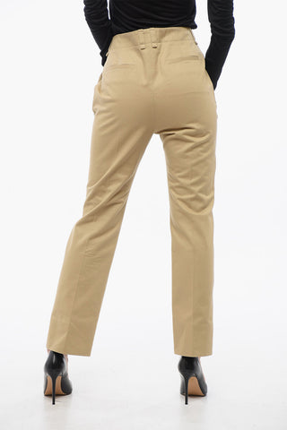 Straight Pants with Pleats