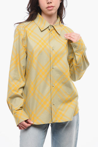 Tartan Patterned Cotton Flannel Shirt
