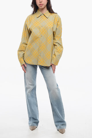 Tartan Patterned Cotton Flannel Shirt