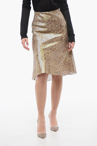 Georgette Silk Animalier Skirt