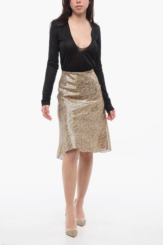Georgette Silk Animalier Skirt