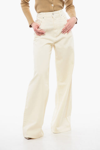 High-Waisted Wide Leg PARKER Flared Jeans 34cm