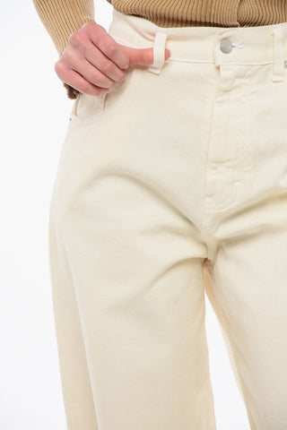 High-Waisted Wide Leg PARKER Flared Jeans 34cm