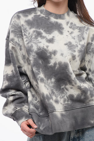 Tie-Dye Effect ELIANA Crewneck Sweatshirt