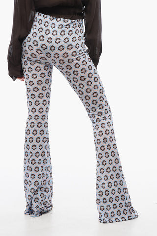 Pantaloni in Jersey a Vita Alta