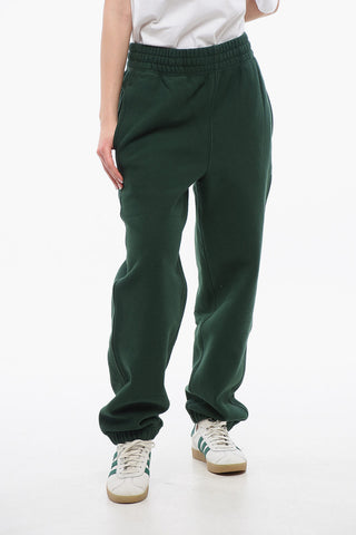 Fleece Cotton Joggers with Cuffs
