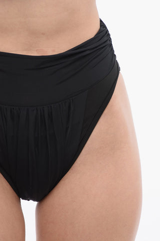Set Bikini ROSE DRAPÈ con Slip a Vita Alta