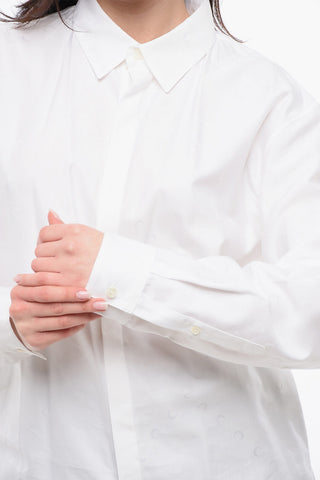 GOLD LINE Jacquard Poplin Shirt MOON