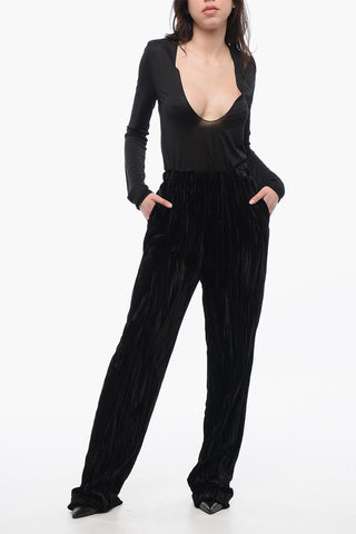 Velvet Flared Pants