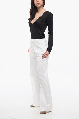 High-Waist Palazzo Trousers