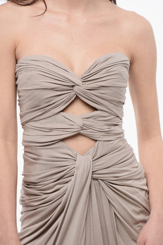 Jersey Crepe Cut-out Dress