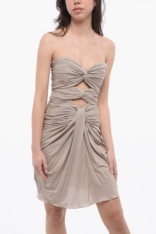 Jersey Crepe Cut-out Dress