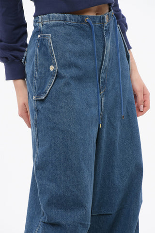 Bootcut Jeans with Ankle Laces 26cm