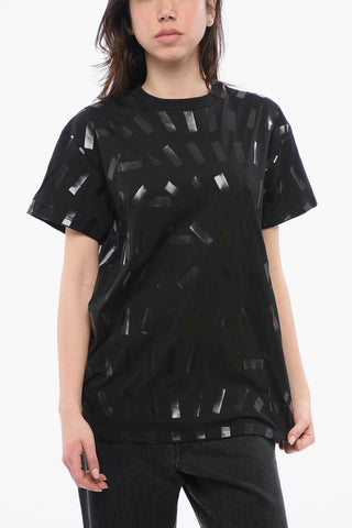 MM0 Printed Cotton Crew Neck T-Shirt