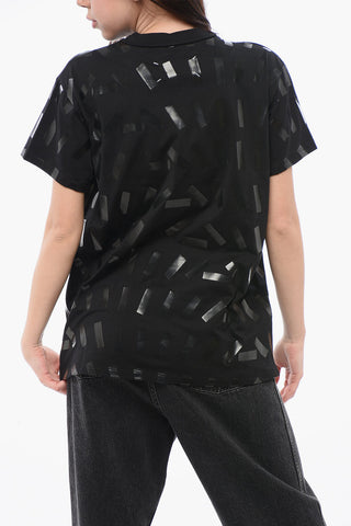 MM0 Printed Cotton Crew Neck T-Shirt
