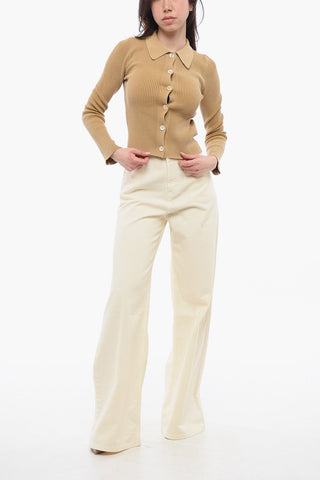 Polo Neck Ribbed MAZZY Cardigan