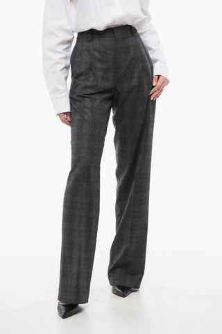 Pleated Wide-leg Pants