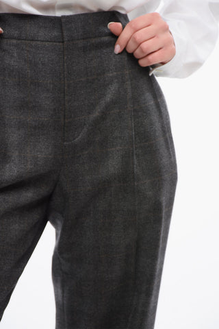 Pleated Wide-leg Pants