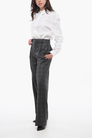 Pleated Wide-leg Pants