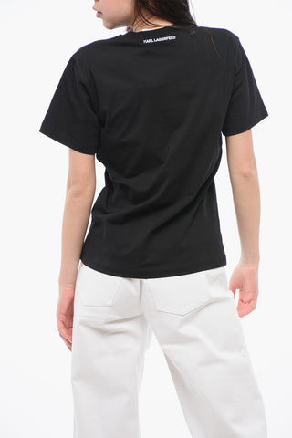 Oversized Crew-neck T-shirt With Logoed Breast Pocket