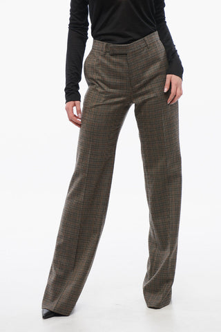 Wool Houndstooth Pants