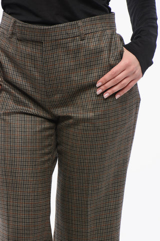 Wool Houndstooth Pants