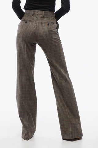 Wool Houndstooth Pants