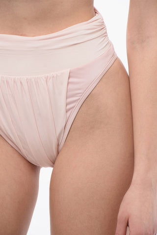 Set Bikini ROSE DRAPÈ con Slip a Vita Alta