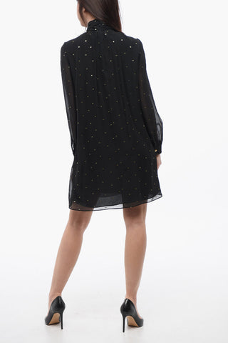 Georgette Silk Babydoll Dress