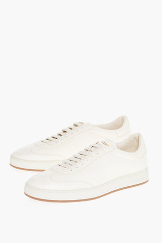 Sneakers Low-Top In Pelle Martellata