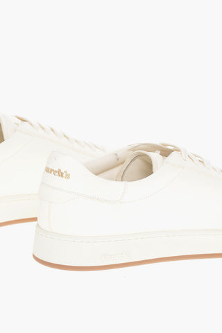 Sneakers Low-Top In Pelle Martellata